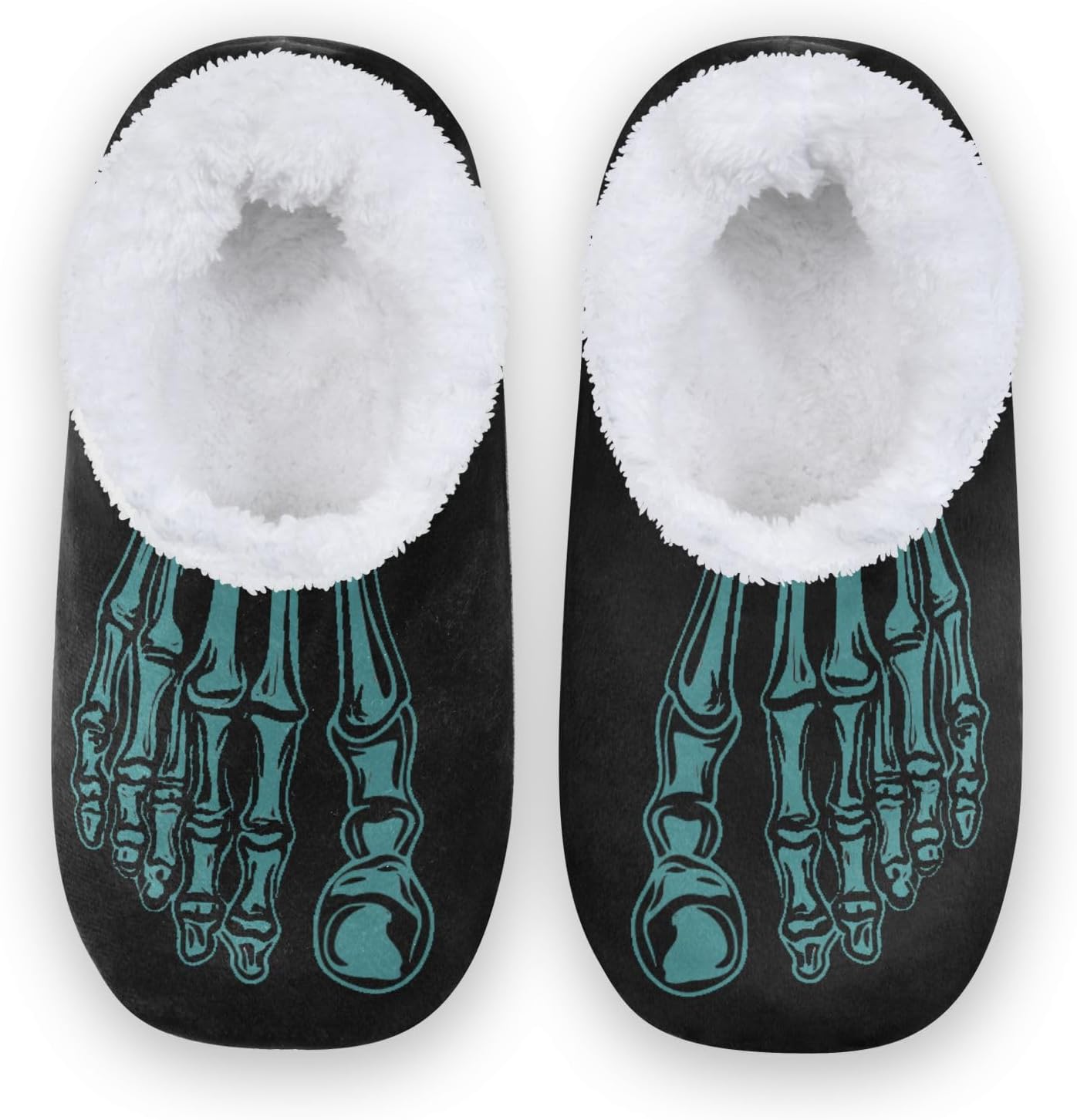 Домашние зимние тапочки DOMIKING с рисунком скелета, пушистой нескользящей мягкой подошвой, уютные домашние тапочки для мужчин и женщин. Подходят как мужчинам, так и женщинам, бирюзовый
Домашние зимние тапочки DOMIKING с рисунком скелета, пушистой нескользящей мягкой подошвой, уютные домашние тапочки для мужчин и женщин. Подходят как мужчинам, так и женщинам, бирюзовый