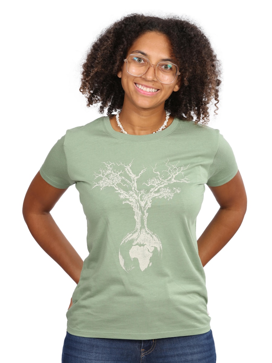 Рубашка Life-Tree Fairwear Weltenbaum, зеленый
Рубашка Life-Tree Fairwear Weltenbaum, зеленый
