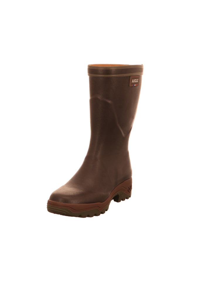 Коричневые резиновые сапоги AIGLE
Коричневые резиновые сапоги AIGLE