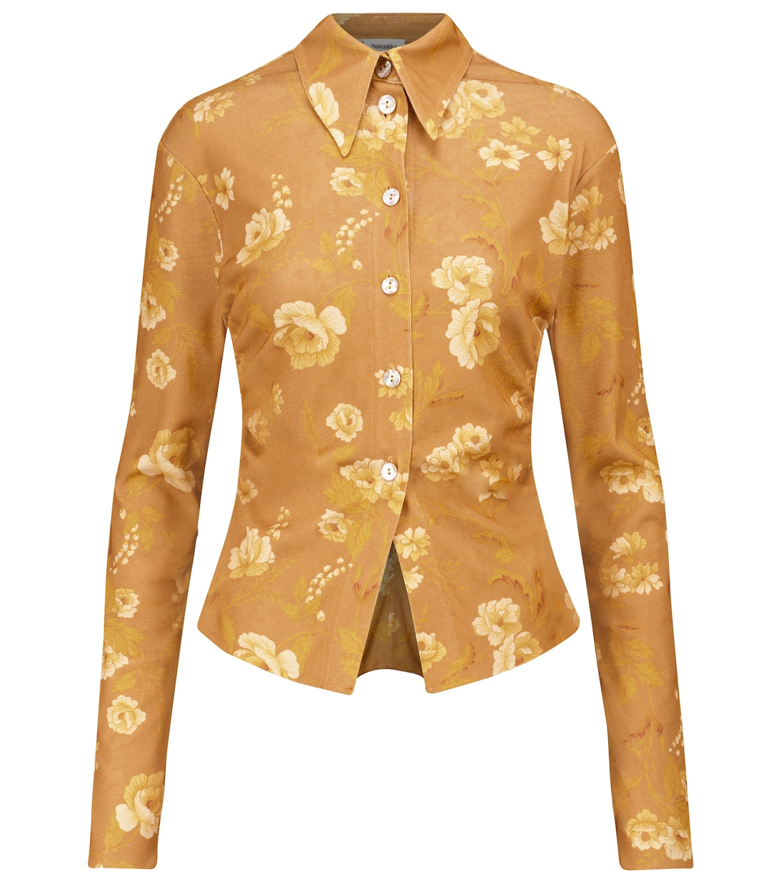 Футболка Felda с цветочным принтом из джерси Nanushka, Fantasy Flower
Футболка Felda с цветочным принтом из джерси Nanushka, Fantasy Flower