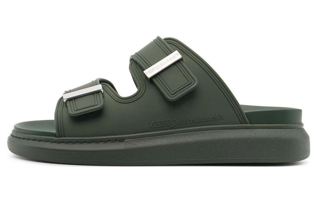 Шлепанцы мужские Alexander Mcqueen, зеленый 
Шлепанцы мужские Alexander Mcqueen, зеленый