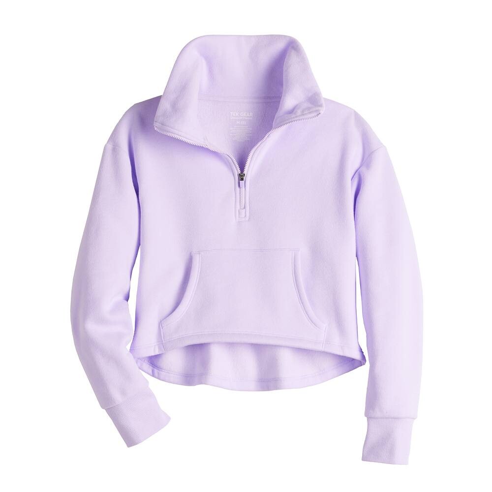 Ультрамягкий флисовый пуловер с полумолнией Tek Gear для девочек 7–20 лет стандартного и большого размера, цвет Lilac
Ультрамягкий флисовый пуловер с полумолнией Tek Gear для девочек 7–20 лет стандартного и большого размера, цвет Lilac