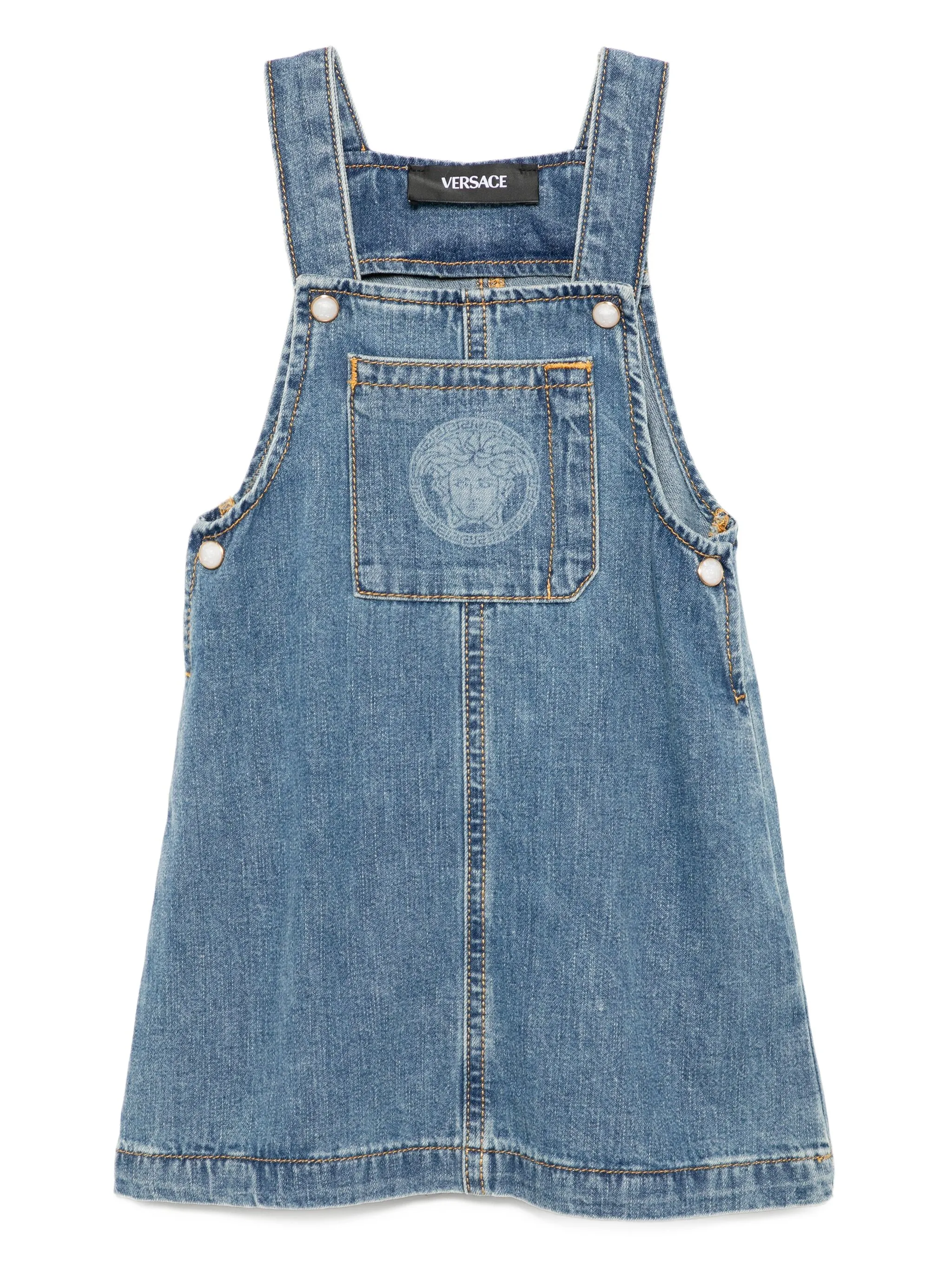 Платье с графичным принтом Versace Kids, синий
Платье с графичным принтом Versace Kids, синий