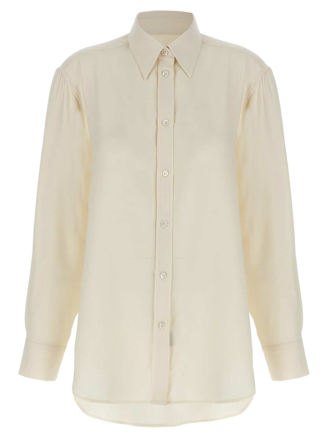 Шелковая рубашка из ткани кадди Brioni, белый
Шелковая рубашка из ткани кадди Brioni, белый