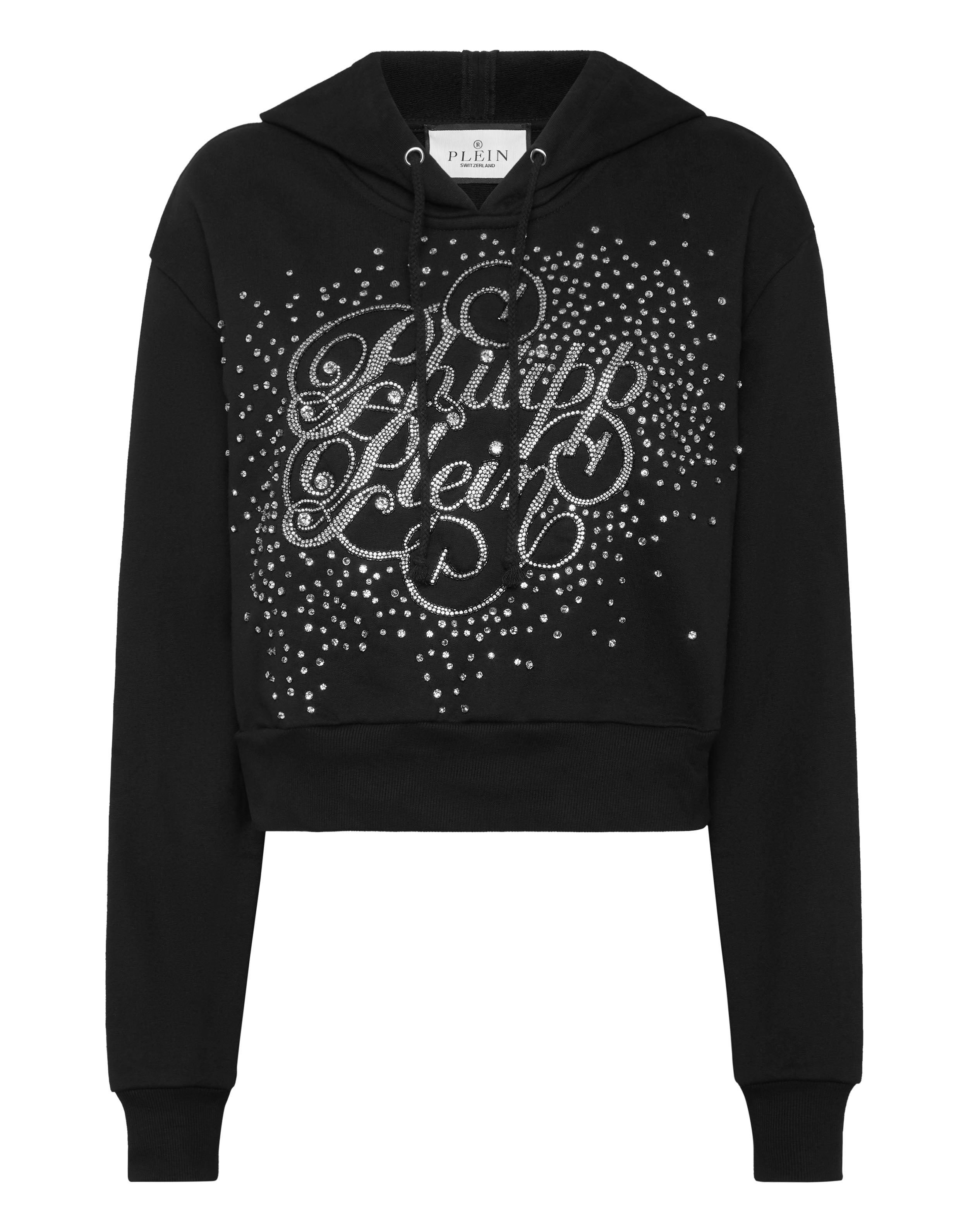 Толстовка с капюшоном Crop Strass Philipp Plein, черный
Толстовка с капюшоном Crop Strass Philipp Plein, черный