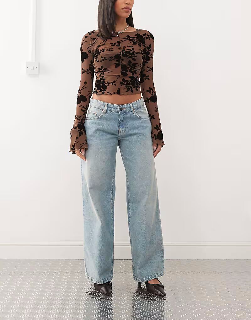 Просторные джинсы с низкой посадкой, очень широкие, сине-зеленого цвета Motel
Просторные джинсы с низкой посадкой, очень широкие, сине-зеленого цвета Motel