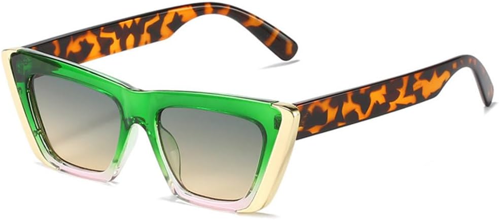 Популярные модные солнцезащитные очки «кошачий глаз» для женщин, прозрачные градиентные очки с защитой от УФ-излучения UV400, ретро-очки для мужчин с контрастными цветами generic, Green Pink Green Tea
Популярные модные солнцезащитные очки «кошачий глаз» для женщин, прозрачные градиентные очки с защитой от УФ-излучения UV400, ретро-очки для мужчин с контрастными цветами generic, Green Pink Green Tea