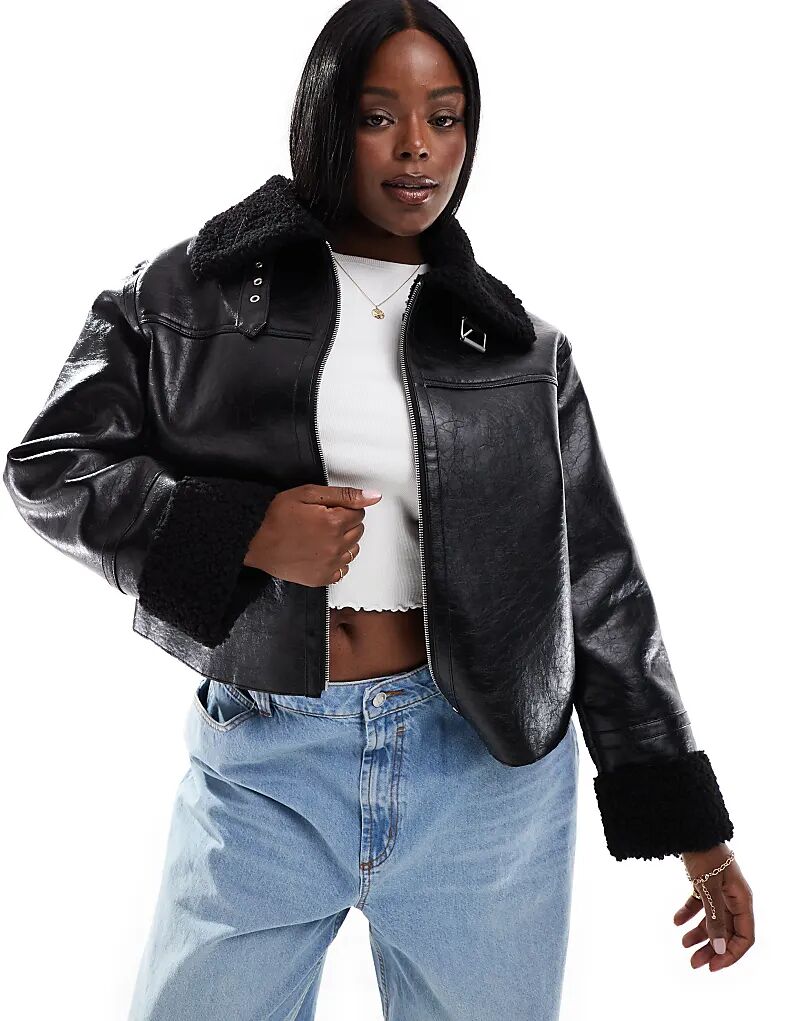 Куртка-авиатор COLLUSION Plus черного цвета, Черный, Куртка-авиатор COLLUSION Plus черного цвета
Куртка-авиатор COLLUSION Plus черного цвета, Черный, Куртка-авиатор COLLUSION Plus черного цвета