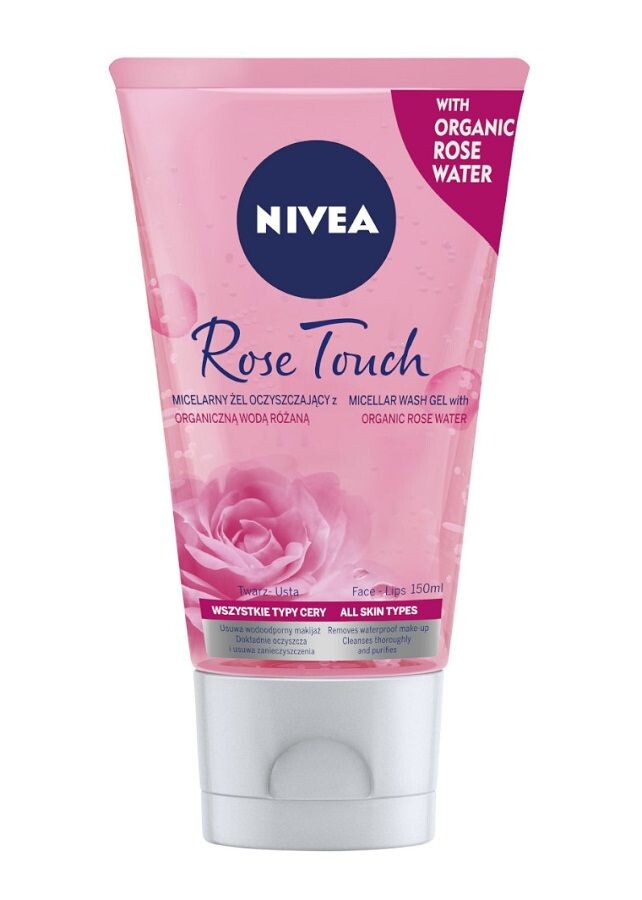 Nivea Rose Touch мицеллярный гель, 150 ml
Nivea Rose Touch мицеллярный гель, 150 ml