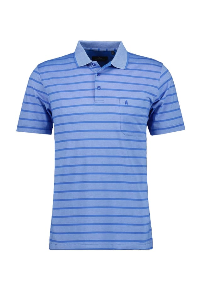 Планка с пуговицами и вышитым логотипом на рубашке поло Ragman, синий
Планка с пуговицами и вышитым логотипом на рубашке поло Ragman, синий