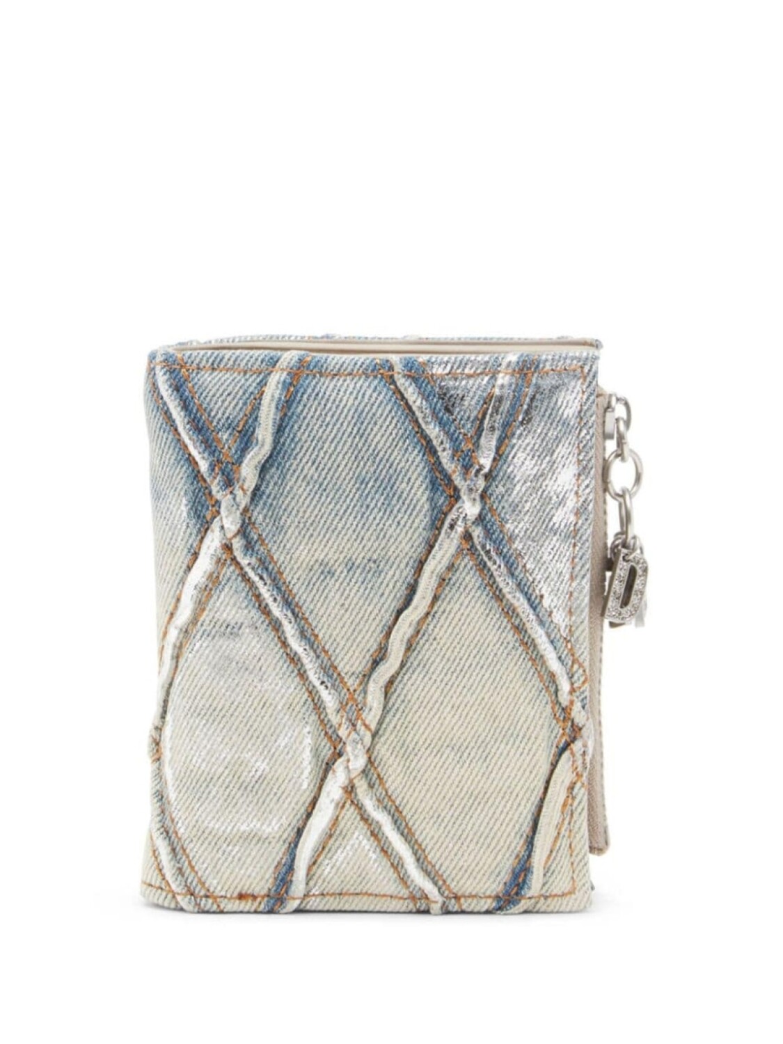 Diesel джинсовый кошелек Charm D-Bi-Fold Zip II, серебристый
Diesel джинсовый кошелек Charm D-Bi-Fold Zip II, серебристый