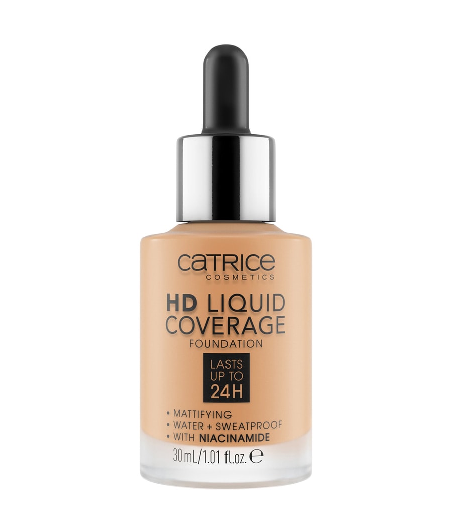 Жидкая основа CATRICE HD Liquid Coverage, Nr. 034 - Medium Beige, 30 ml
Жидкая основа CATRICE HD Liquid Coverage, Nr. 034 - Medium Beige, 30 ml