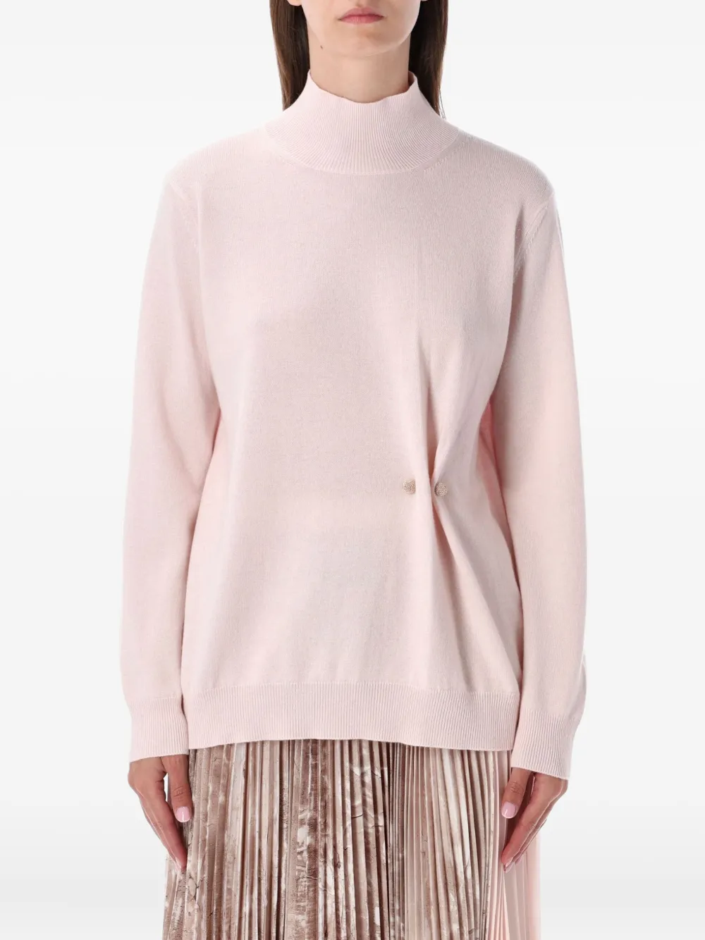 Свитер с высоким воротником Fabiana Filippi, розовый
Свитер с высоким воротником Fabiana Filippi, розовый