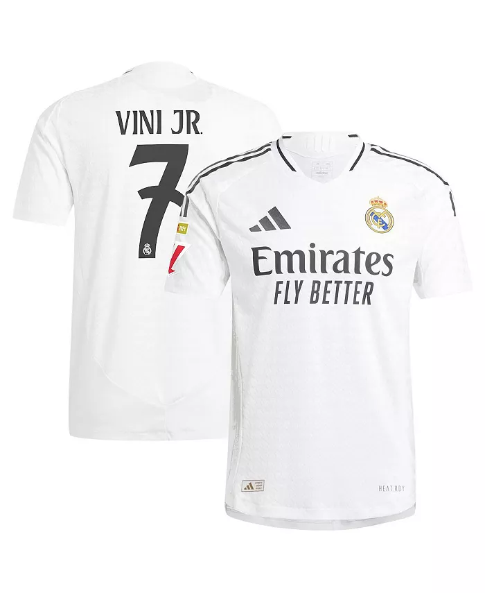 Мужская футболка Vini Jr. белая Real Madrid 2024/25 домашняя аутентичная игровая adidas
Мужская футболка Vini Jr. белая Real Madrid 2024/25 домашняя аутентичная игровая adidas