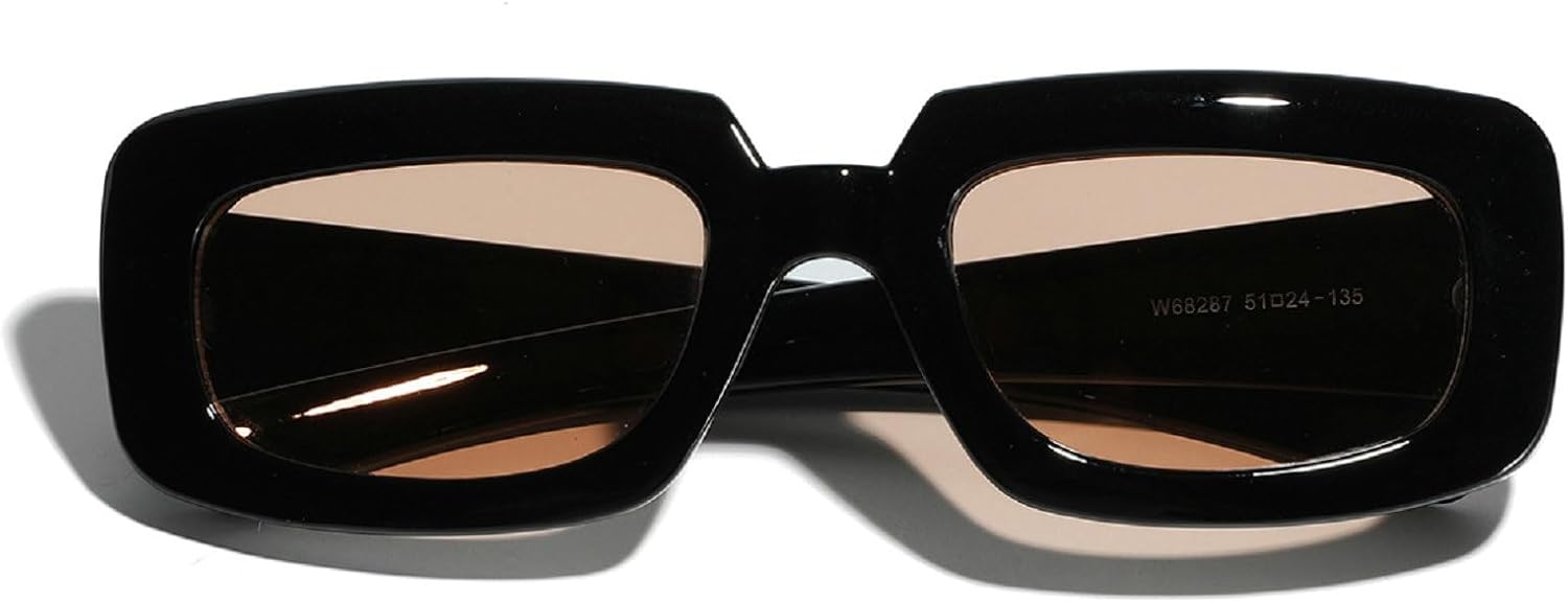 Винтажные квадратные солнцезащитные очки для женщин, модные очки «кошачий глаз», модные солнцезащитные очки для мужчин в стиле панк с защитой от УФ-излучения mincl, Black Brown
Винтажные квадратные солнцезащитные очки для женщин, модные очки «кошачий глаз», модные солнцезащитные очки для мужчин в стиле панк с защитой от УФ-излучения mincl, Black Brown