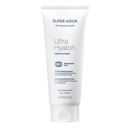 Очищающий крем Super Aqua Ultra Hyalron, Missha
Очищающий крем Super Aqua Ultra Hyalron, Missha