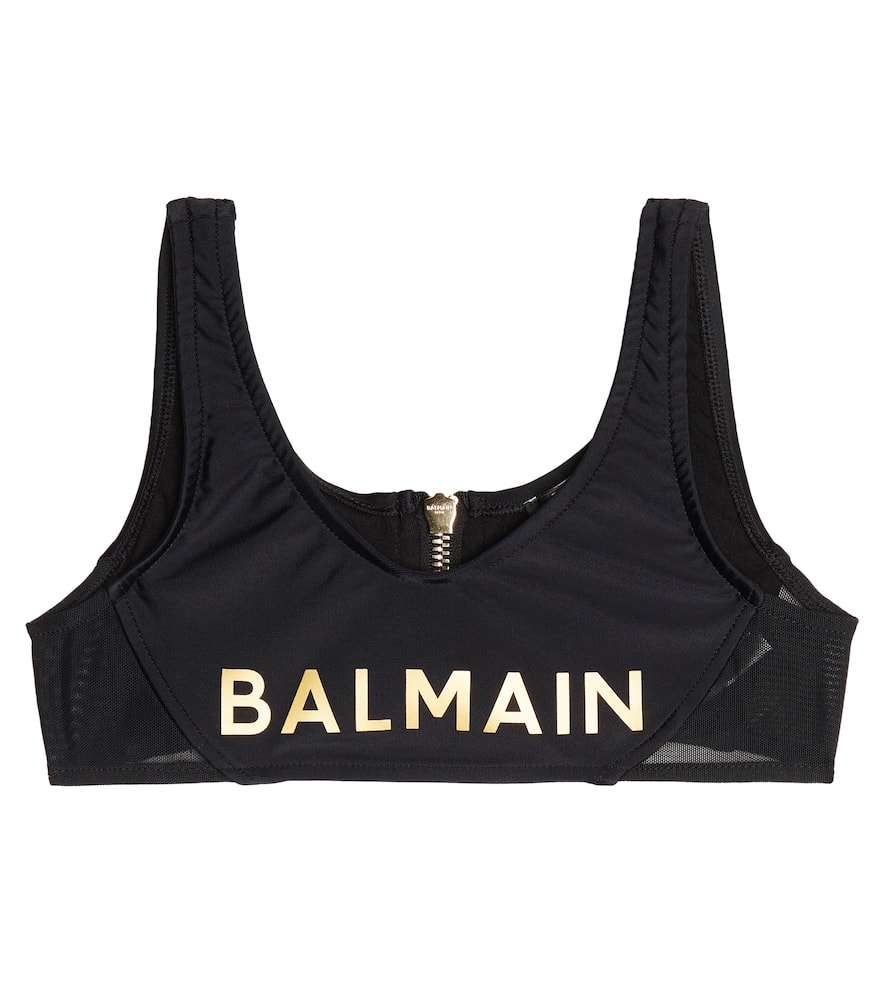 Кроп-топ с логотипом Balmain Kids, 930-Nero
Кроп-топ с логотипом Balmain Kids, 930-Nero