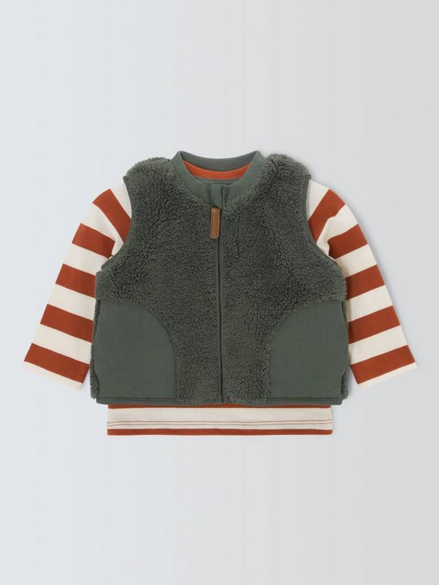 Комплект из блузки с длинным рукавом и жилета Baby Stripe John Lewis, Multi
Комплект из блузки с длинным рукавом и жилета Baby Stripe John Lewis, Multi