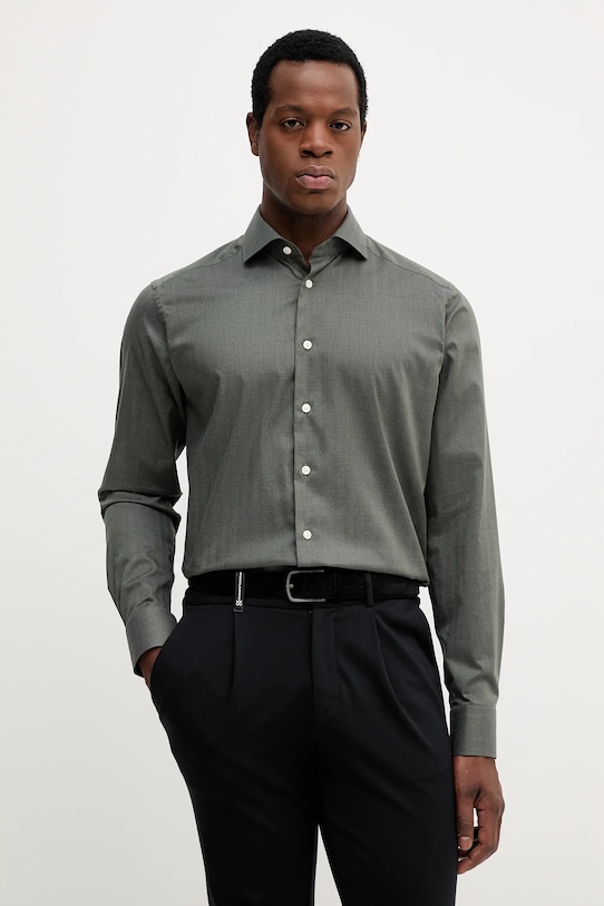 Хлопковая рубашка Eton, зеленый
Хлопковая рубашка Eton, зеленый