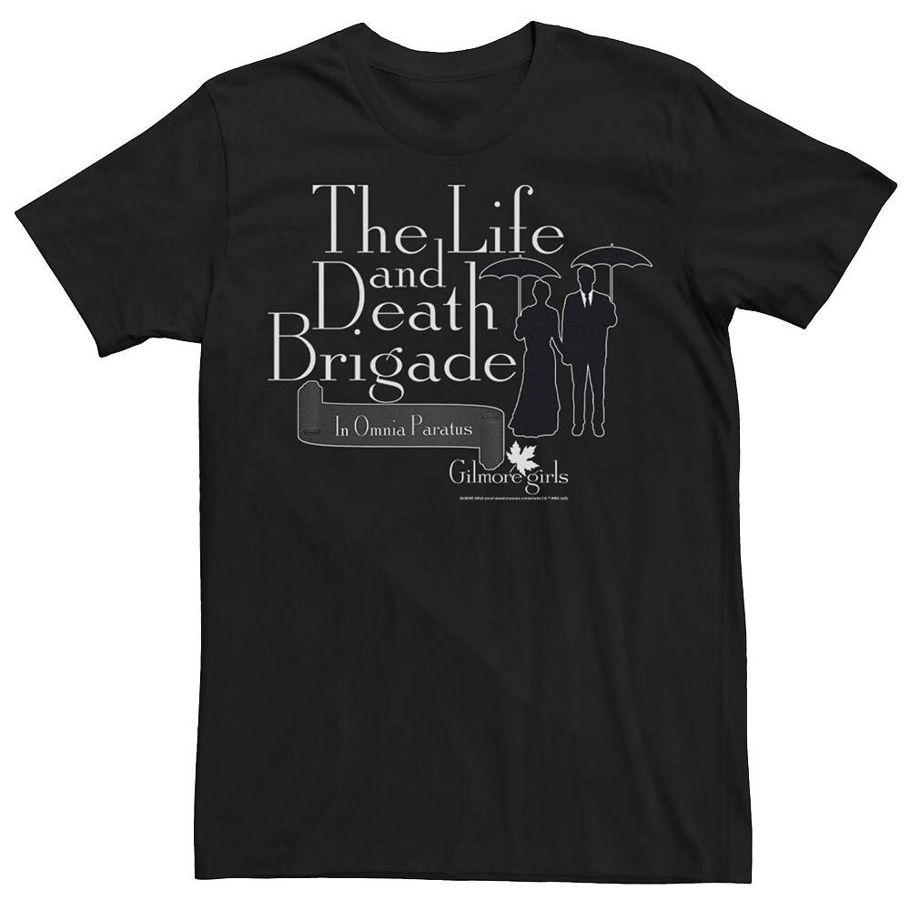 Мужская футболка Gilmore Girls Life And Death Brigade Licensed Character, черный
Мужская футболка Gilmore Girls Life And Death Brigade Licensed Character, черный