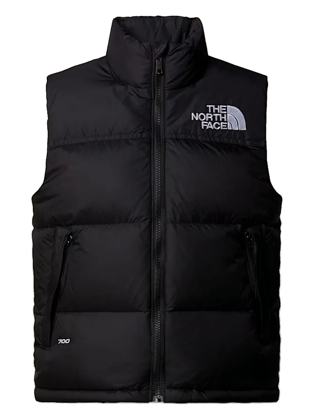 Жилет на молнии с вышитым логотипом The North Face Kids, черный
Жилет на молнии с вышитым логотипом The North Face Kids, черный