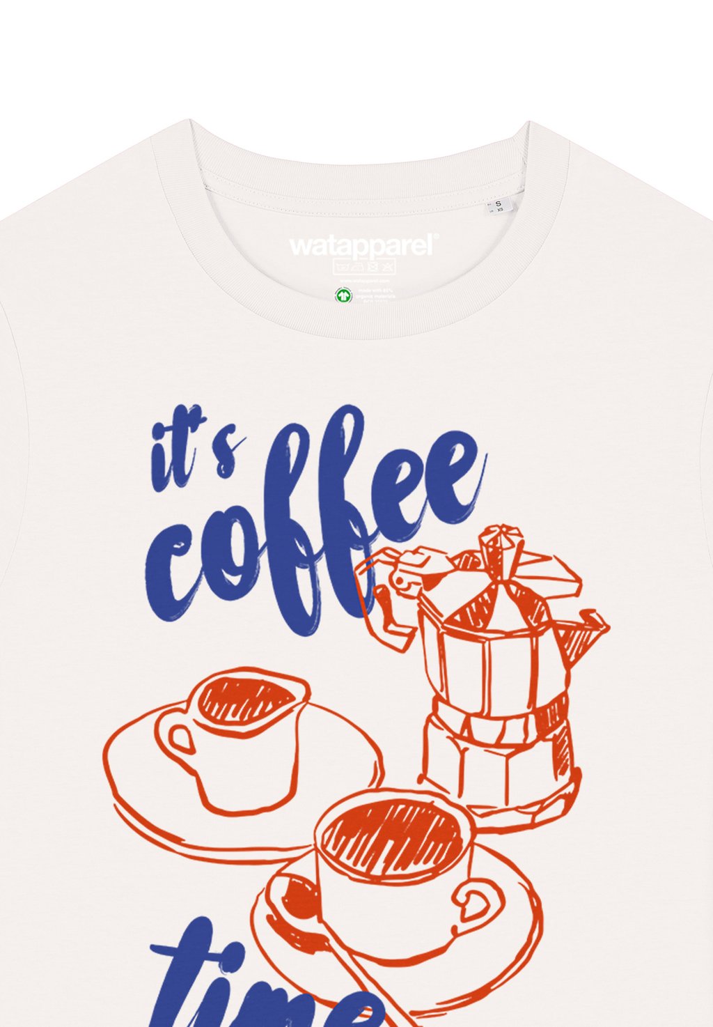 Футболка с принтом ITS COFFEE TIME watapparel, белый
Футболка с принтом ITS COFFEE TIME watapparel, белый