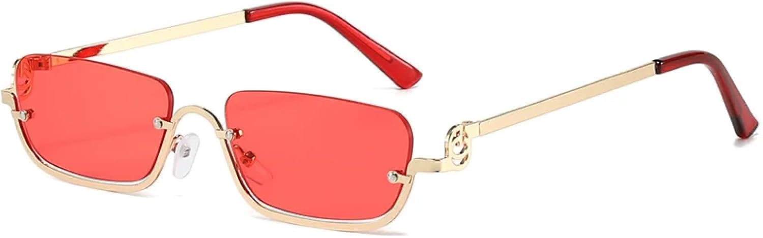 Солнцезащитные очки в полуободковой оправе для женщин, роскошные, маленькие, металлические, ретро, прямоугольные, черные, модные женские очки с защитой от УФ-излучения UV400 generic, Gold Red
Солнцезащитные очки в полуободковой оправе для женщин, роскошные, маленькие, металлические, ретро, прямоугольные, черные, модные женские очки с защитой от УФ-излучения UV400 generic, Gold Red