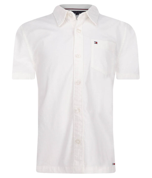 Рубашка детская Tommy Hilfiger хлопковая с коротким рукавом, белый
Рубашка детская Tommy Hilfiger хлопковая с коротким рукавом, белый