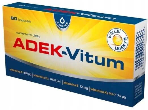 Pharmovit, Адек-витум, Витамин а-д-е-к олеофарм, 60 капс.
Pharmovit, Адек-витум, Витамин а-д-е-к олеофарм, 60 капс.