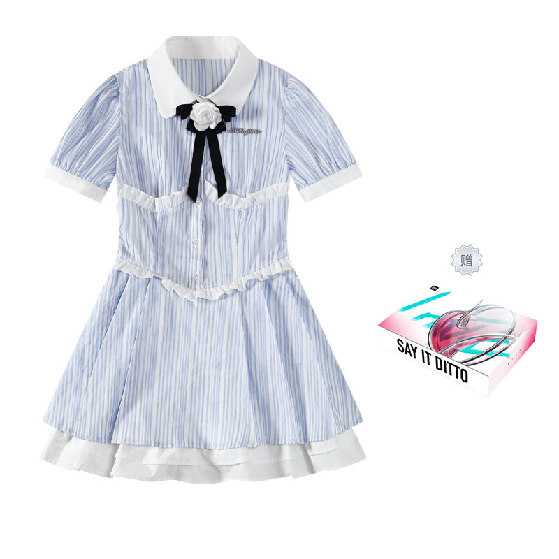 NTOT Женское платье с шортами и рукавами, Синий
NTOT Женское платье с шортами и рукавами, Синий