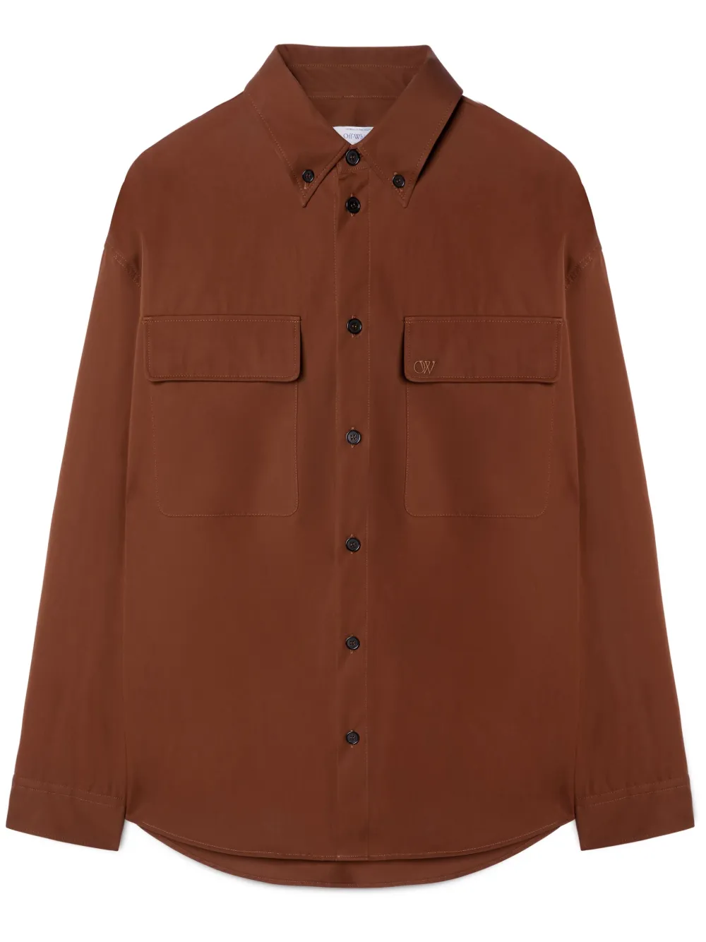 Рубашка Ow Emb Cotgab Milit OFF-WHITE, коричневый
Рубашка Ow Emb Cotgab Milit OFF-WHITE, коричневый