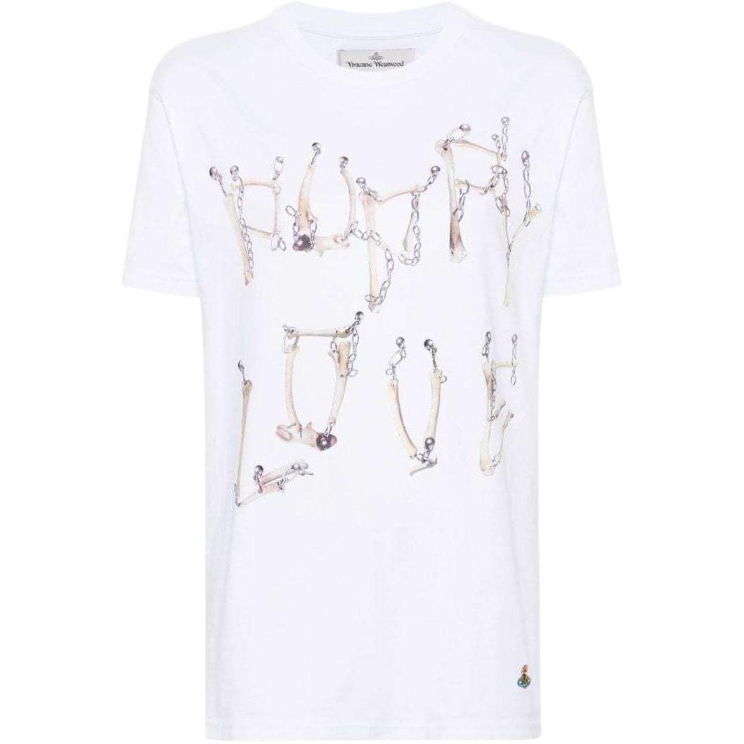 Футболка Bones 'n Chain Cotton Vivienne Westwood, белая
Футболка Bones 'n Chain Cotton Vivienne Westwood, белая