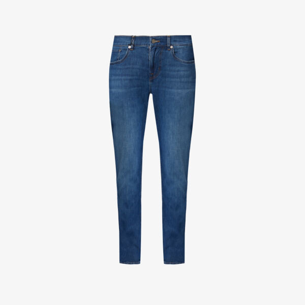 Джинсы slimmy tapered зауженного кроя из эластичного денима 7 For All Mankind, синий
Джинсы slimmy tapered зауженного кроя из эластичного денима 7 For All Mankind, синий