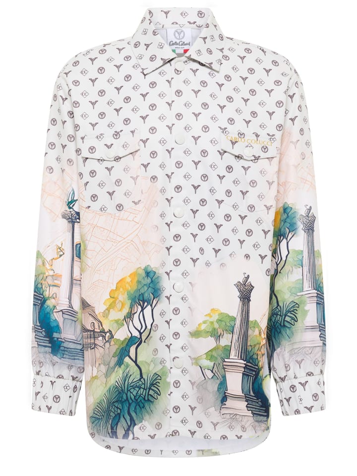 Рубашка с длинными рукавами Эпп белого цвета Carlo Colucci
Рубашка с длинными рукавами Эпп белого цвета Carlo Colucci