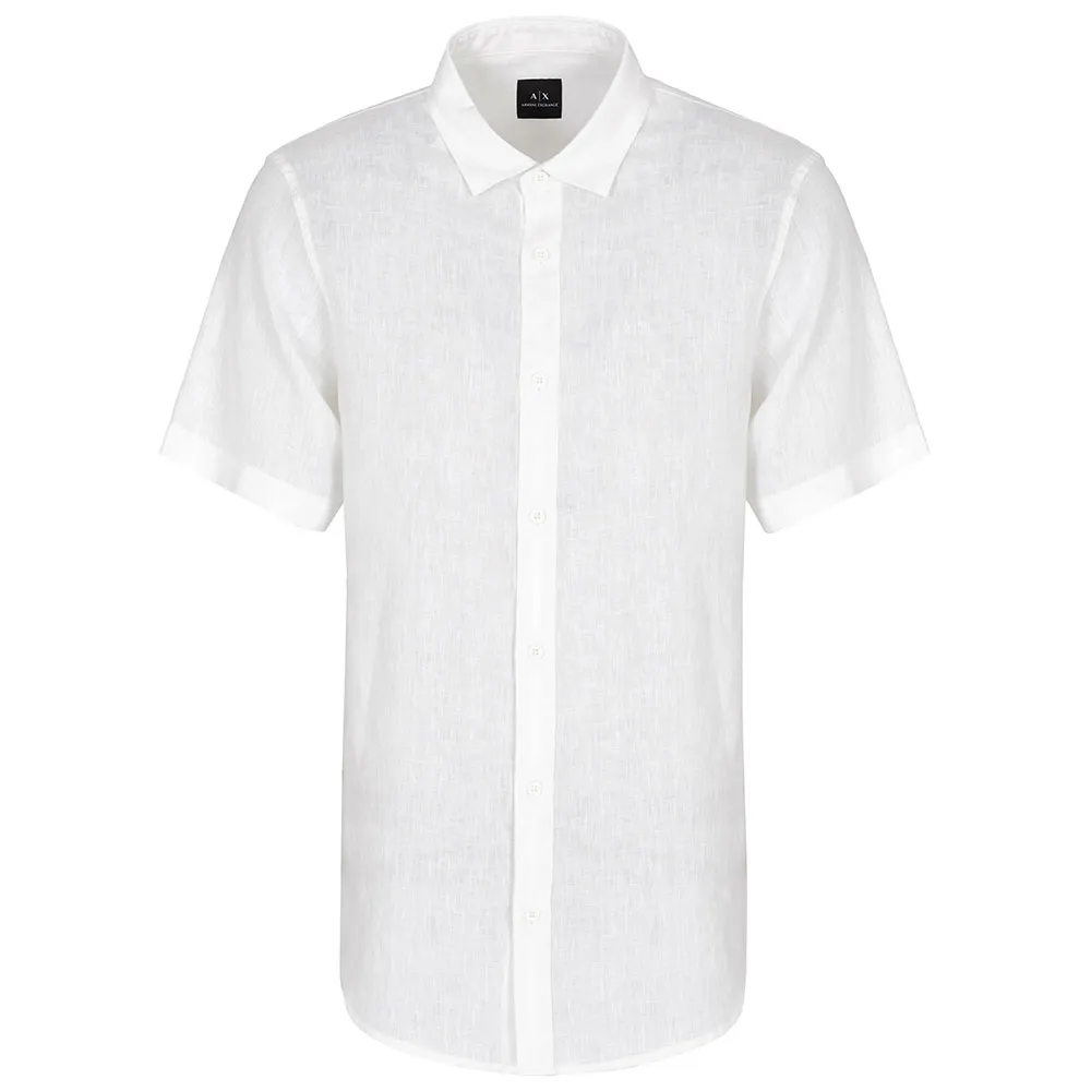 Рубашка с коротким рукавом Armani Exchange XM001223_AF14619, белый
Рубашка с коротким рукавом Armani Exchange XM001223_AF14619, белый