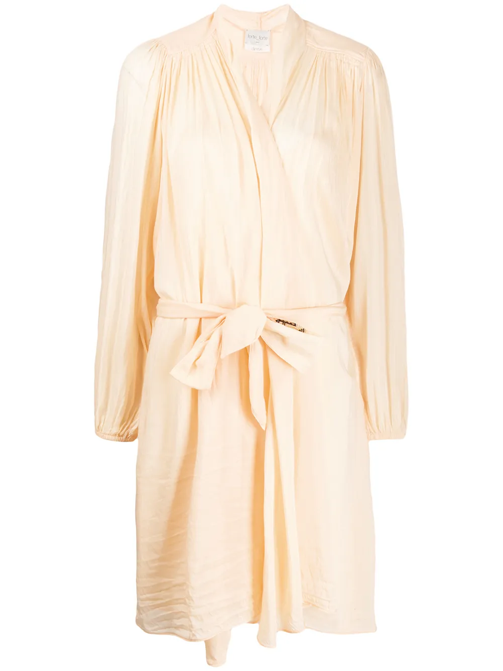 Халат с поясом Forte Forte, нейтральный
Халат с поясом Forte Forte, нейтральный