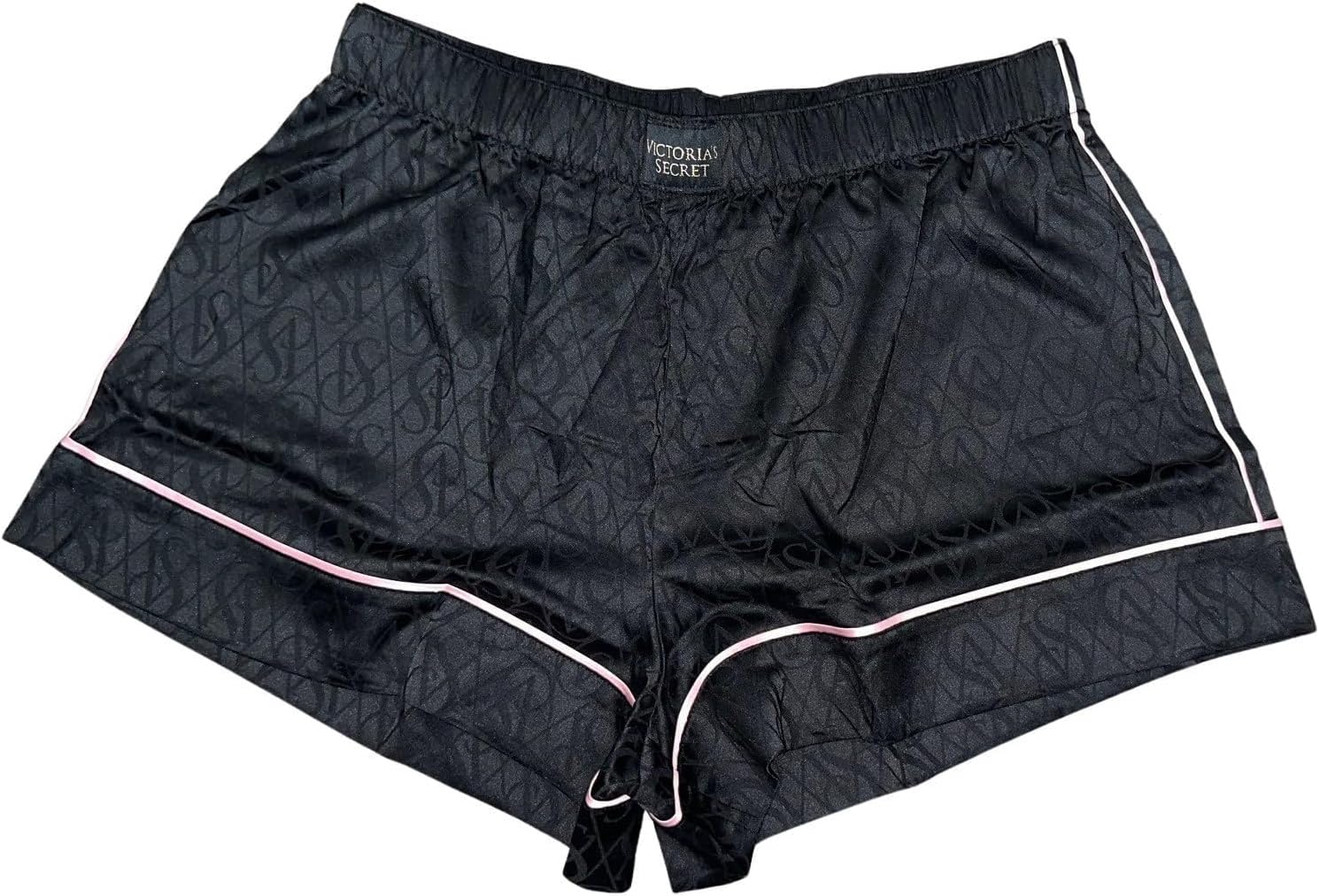 Пижамные шорты Victoria's Secret из сатина, цвет черный, новые, Black Logo
Пижамные шорты Victoria's Secret из сатина, цвет черный, новые, Black Logo