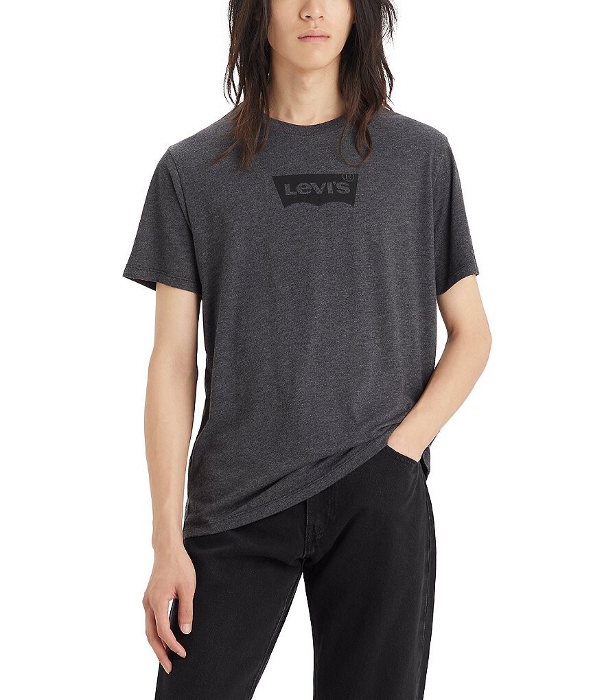 Однотонная футболка Levi's классического кроя с короткими рукавами и логотипом «летучая мышь», черный
Однотонная футболка Levi's классического кроя с короткими рукавами и логотипом «летучая мышь», черный