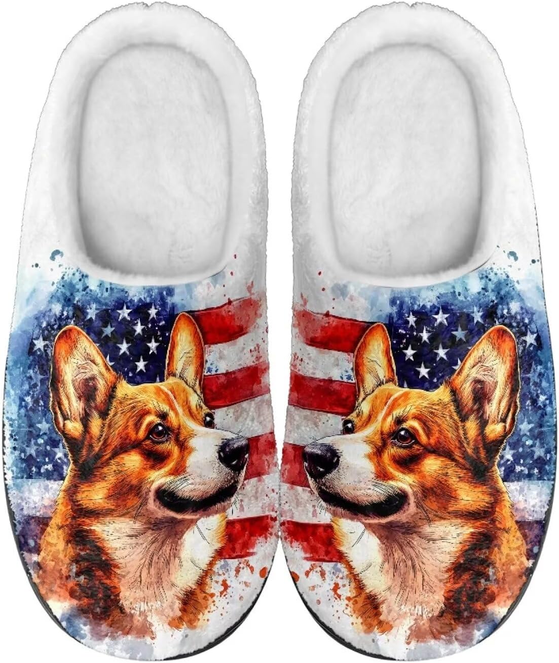 Мужские и женские плюшевые тапочки, фланелевые теплые мягкие уютные тапочки, домашняя обувь для спальни/улицы, размеры 3-15 Zcfygdx, American Flag Corgi Pattern Print
Мужские и женские плюшевые тапочки, фланелевые теплые мягкие уютные тапочки, домашняя обувь для спальни/улицы, размеры 3-15 Zcfygdx, American Flag Corgi Pattern Print