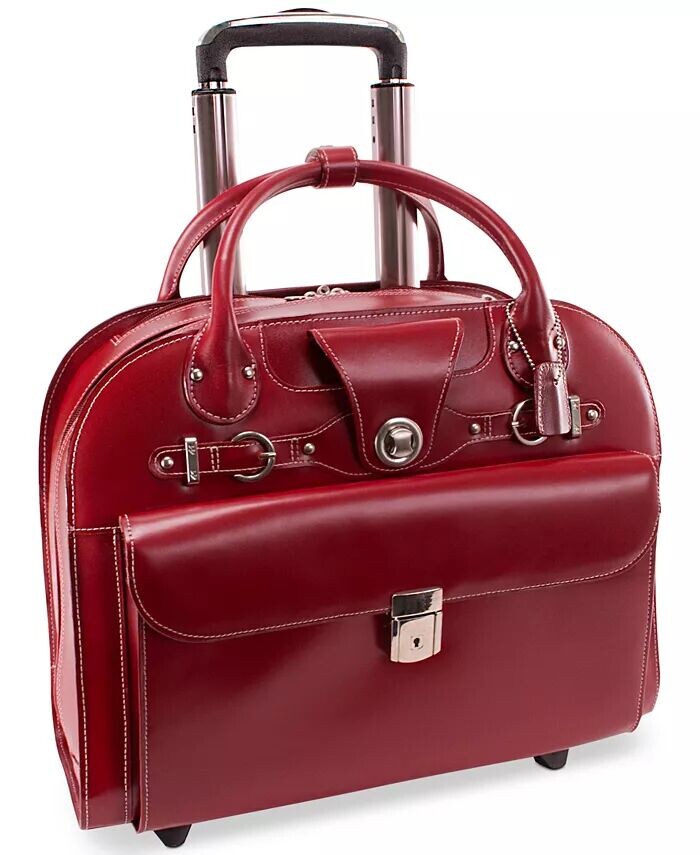 Кожаный портфель для ноутбука Edgebrook на колесиках Mcklein, черный
Кожаный портфель для ноутбука Edgebrook на колесиках Mcklein, черный