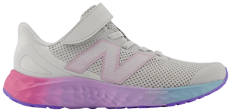 Кроссовки New Balance Fresh Foam Arishi v4 Bungee Lace Top Strap Little Kid 'Grey Matter Lilac Glo', серый
Кроссовки New Balance Fresh Foam Arishi v4 Bungee Lace Top Strap Little Kid 'Grey Matter Lilac Glo', серый