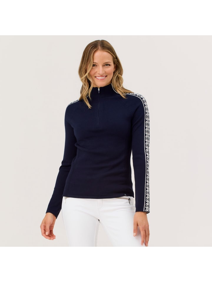 Krimson Klover Вязаный свитер с застежкой-молнией и воротником-стойкой в стиле слалом, темно-синего цвета
Krimson Klover Вязаный свитер с застежкой-молнией и воротником-стойкой в стиле слалом, темно-синего цвета