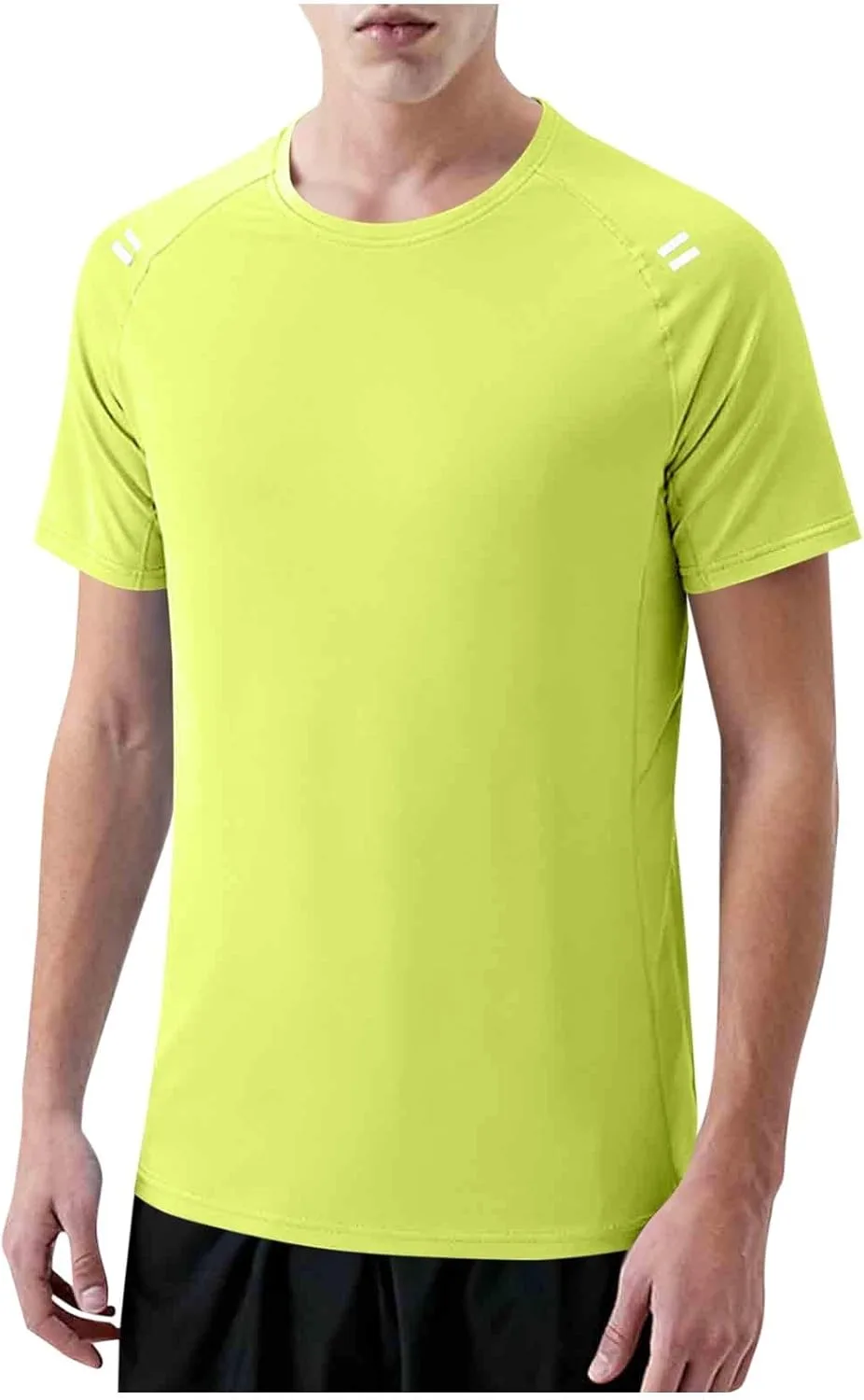 Мужская растягивающаяся футболка Quick Dry с коротким рукавом и круглым вырезом для спорта и бега
Мужская растягивающаяся футболка Quick Dry с коротким рукавом и круглым вырезом для спорта и бега