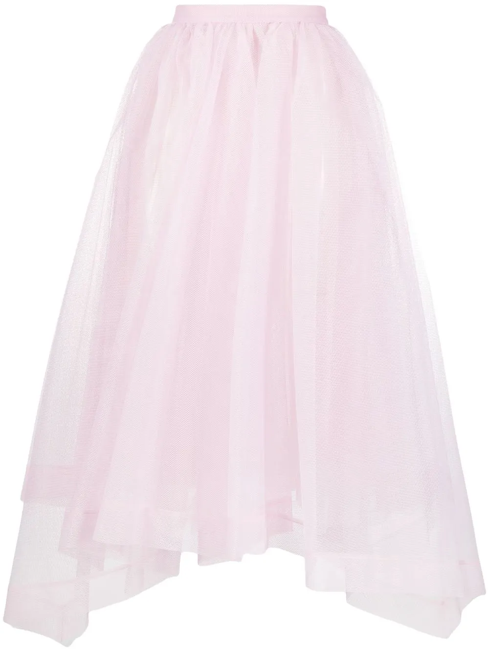 Ярусная юбка асимметричного кроя Alexander McQueen, розовый
Ярусная юбка асимметричного кроя Alexander McQueen, розовый