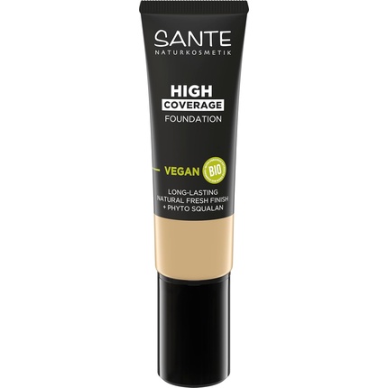 Тональная основа с высокой степенью покрытия Natural Foundation 02 Warm Ivory - Vegan Sante Naturkosmetik
Тональная основа с высокой степенью покрытия Natural Foundation 02 Warm Ivory - Vegan Sante Naturkosmetik