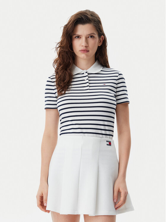 Рубашка поло облегающего кроя Essential DW0DW20160 Tommy Jeans, синий
Рубашка поло облегающего кроя Essential DW0DW20160 Tommy Jeans, синий