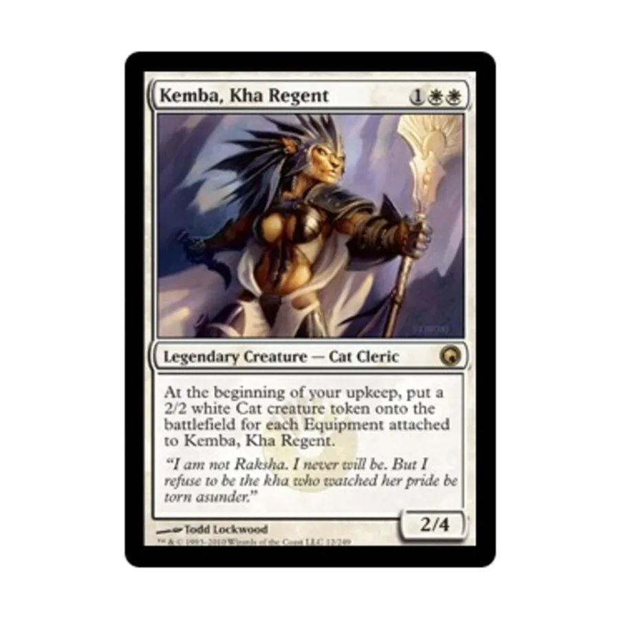 CCG Кемба, Кха Регент (справа), MTG - Scars of Mirrodin
CCG Кемба, Кха Регент (справа), MTG - Scars of Mirrodin