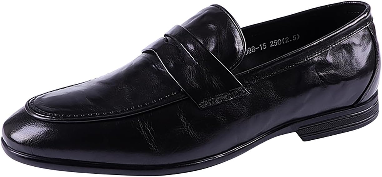 Мужские лоферы Santimon, классические туфли с отделкой под кожу, кожаные пенни-лоферы, повседневная и деловая обувь для мужчин, подходящие для ходьбы, черный
Мужские лоферы Santimon, классические туфли с отделкой под кожу, кожаные пенни-лоферы, повседневная и деловая обувь для мужчин, подходящие для ходьбы, черный