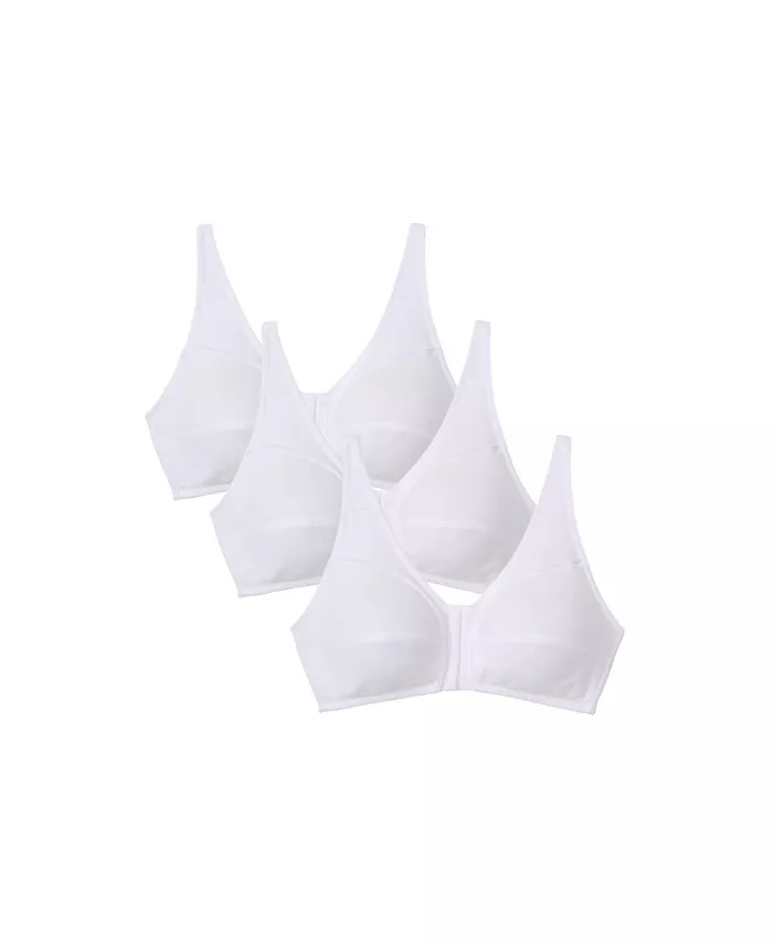 Женский бюстгальтер без косточек на передней застежке, 3 шт., хлопок Comfort Choice, белый
Женский бюстгальтер без косточек на передней застежке, 3 шт., хлопок Comfort Choice, белый