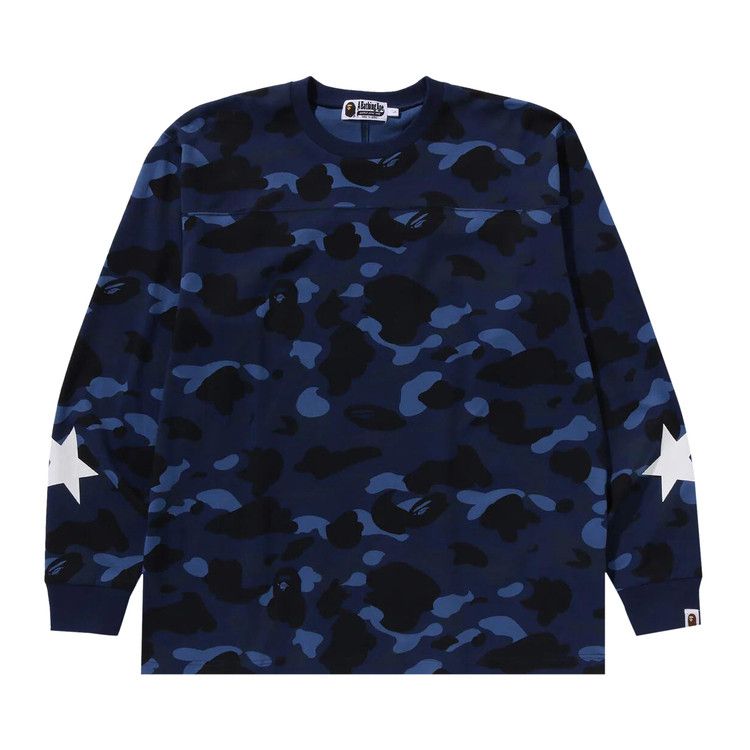 Футболка BAPE Color Camo Relaxed Fit Long-Sleeve Tee, Navy
Футболка BAPE Color Camo Relaxed Fit Long-Sleeve Tee, Navy